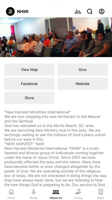 New Harvest Ministries Screenshot