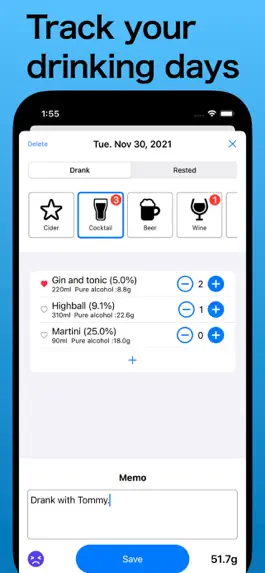 Game screenshot AlcoholLog mod apk