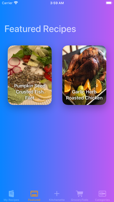 KitchenetteApp Screenshot