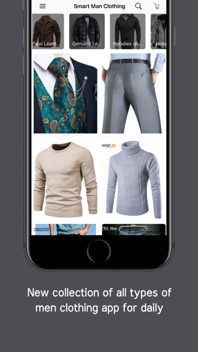 Smart Men Clothing Shop Online Screenshot