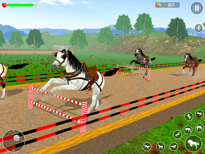 Virtual Wild Horse Family Game