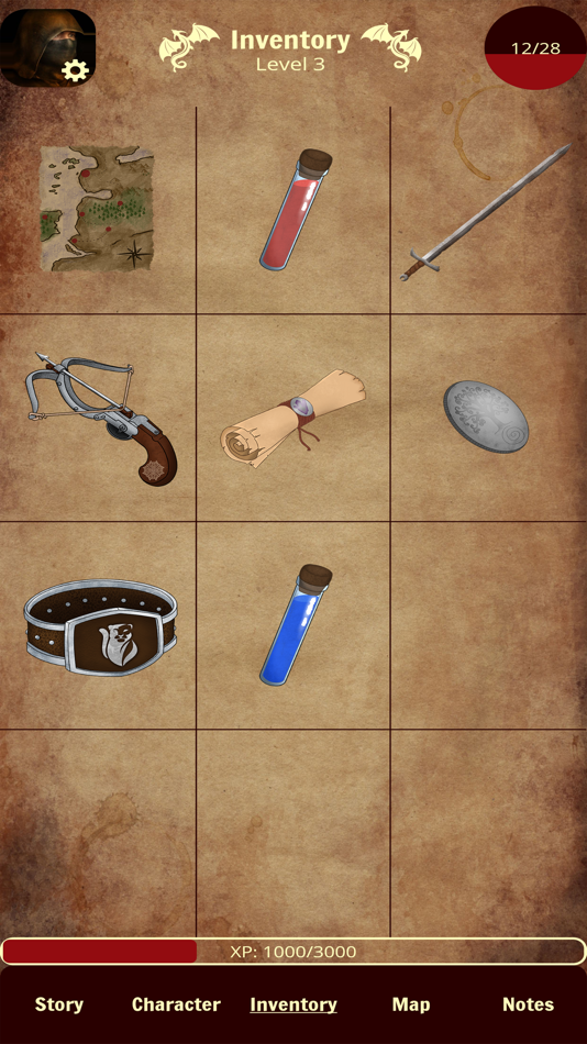 #6. Forgotten: D&D style text RPG (iOS) 由: Nicholas Lindboe