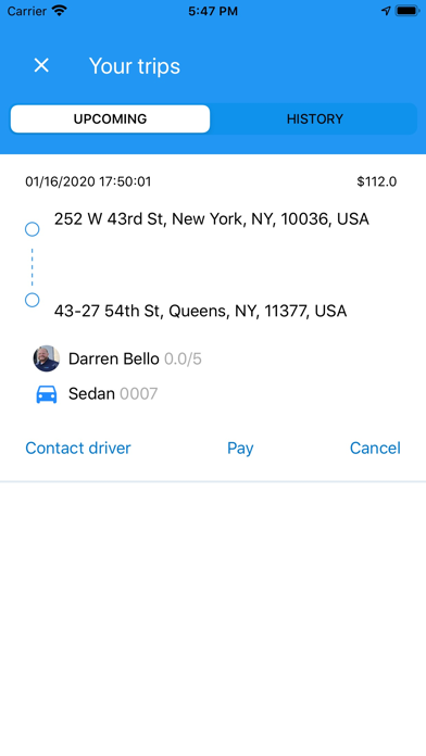 TrueCare Transportation Screenshot