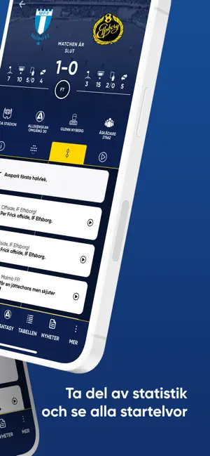 Allsvenskan Live iPhone screenshot 5