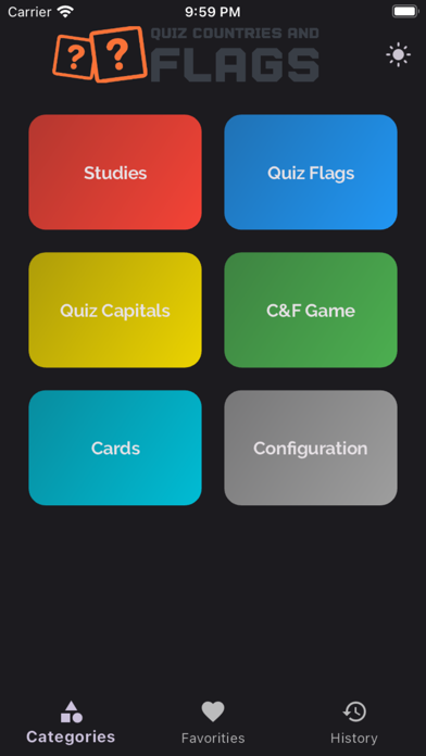 Countries And Flags Screenshot