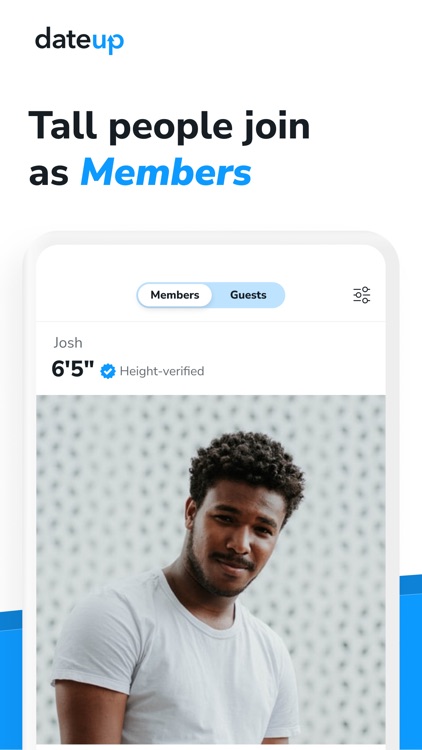 DateUp - Tall Dating Made Easy