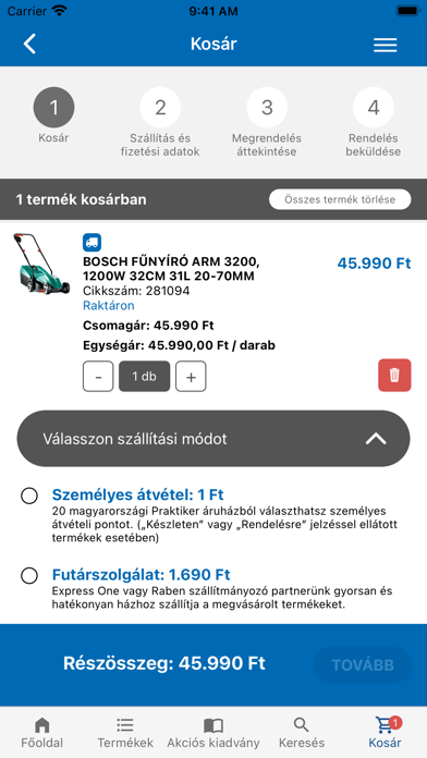 Praktiker Magyarország Screenshot