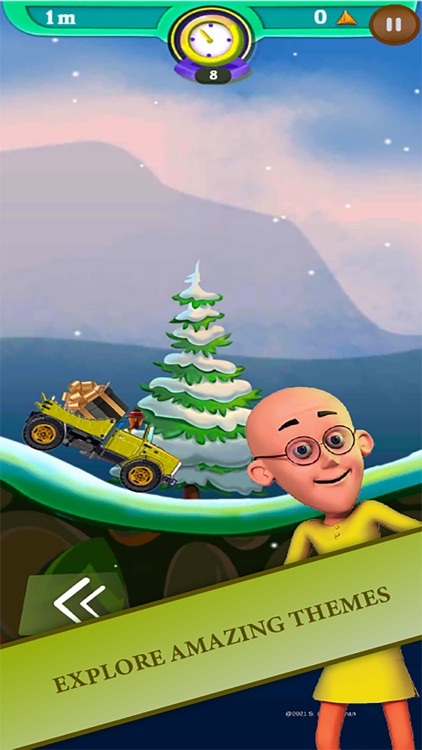 Motu Patlu Hill Racing Game