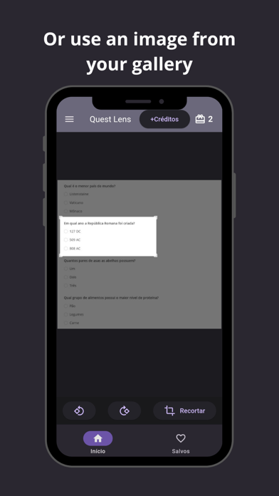Quest Lens Screenshot