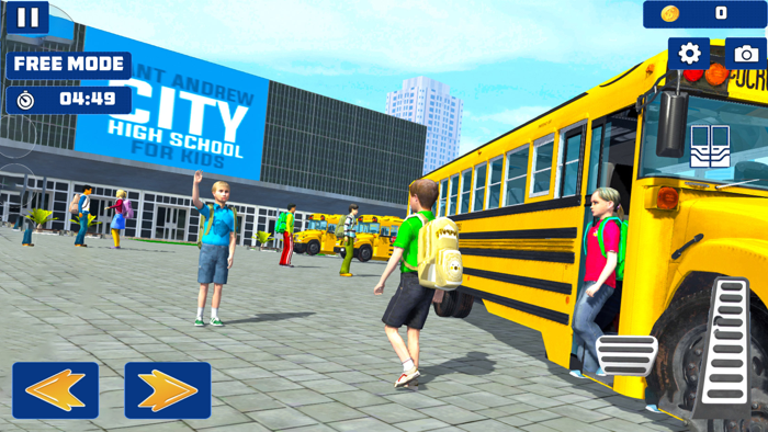City School Bus Driving Games