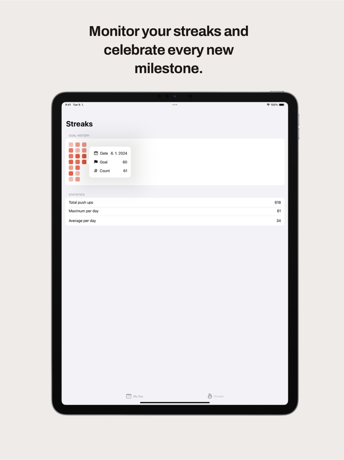 PushPalm Push-ups Tracker