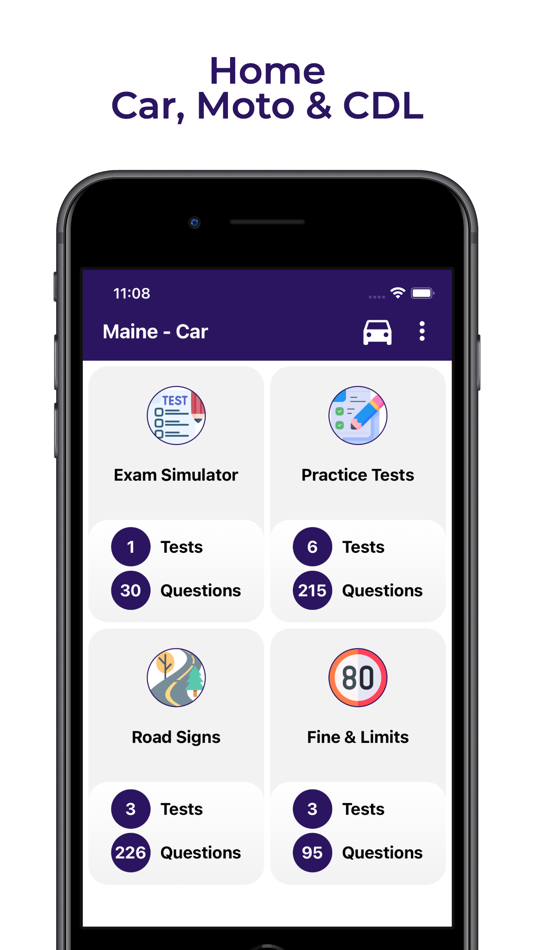 Maine BMV Practice Test - ME - 1.1.1 - (iOS)