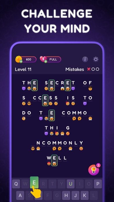 Decode: Word Decoding Puzzle Screenshot
