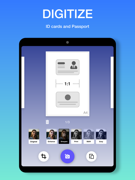 OneScanner: PDF Scanner App iPad screenshot 3 - Business app