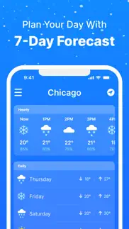 smart weather: forecast alerts iphone screenshot 3