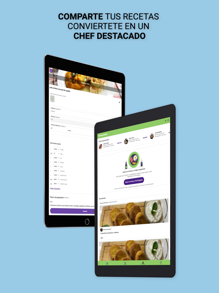 Chef Digitales recetas cocina