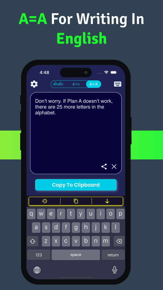 #9. Thai Keyboard (iOS) Podle: iGeniusDev Technology