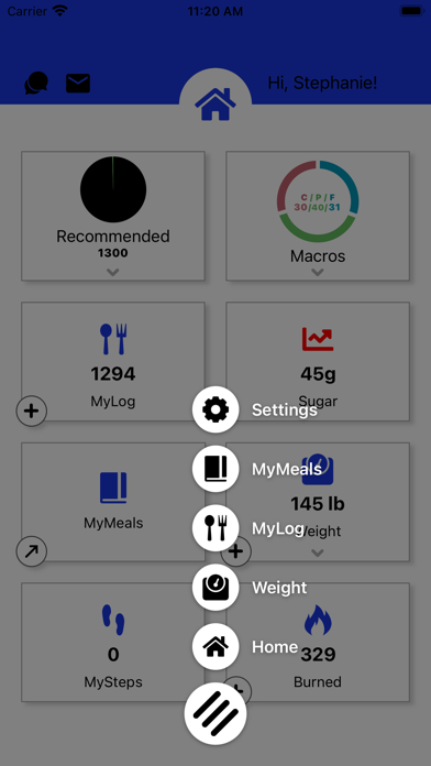 NGF Nutrition Screenshot