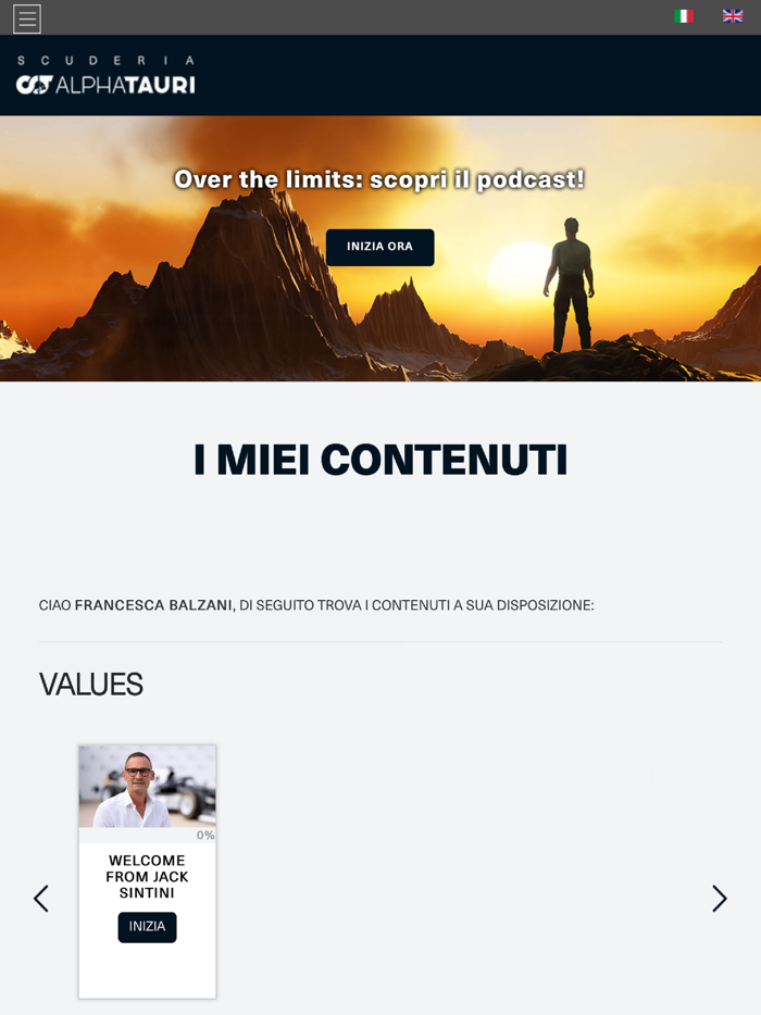 ContentHub Scuderia AlphaTauri