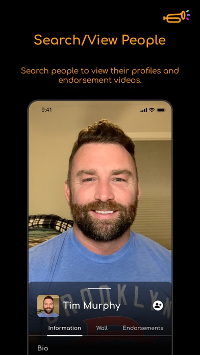 Bugle Endorsements Screenshot