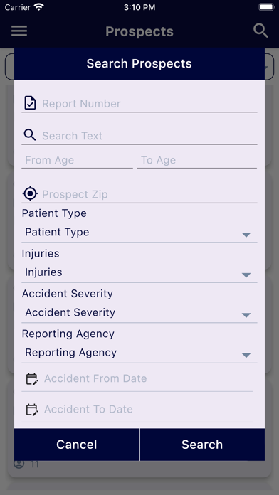 InjuryTrak V2 Screenshot
