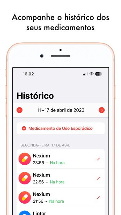 Hora do Medicamento e Pílula iPhone screenshot 4