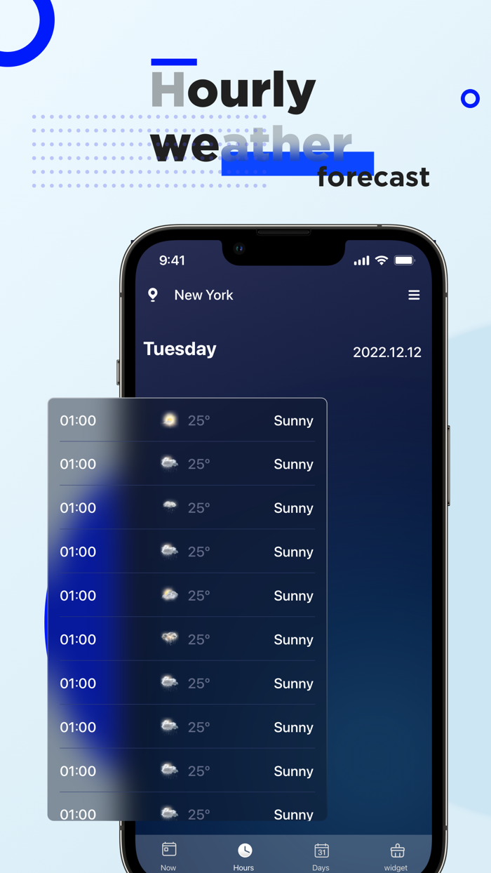 Nice weather-Accurate forecast