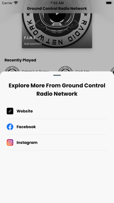 Ground Control Radio Network Screenshot