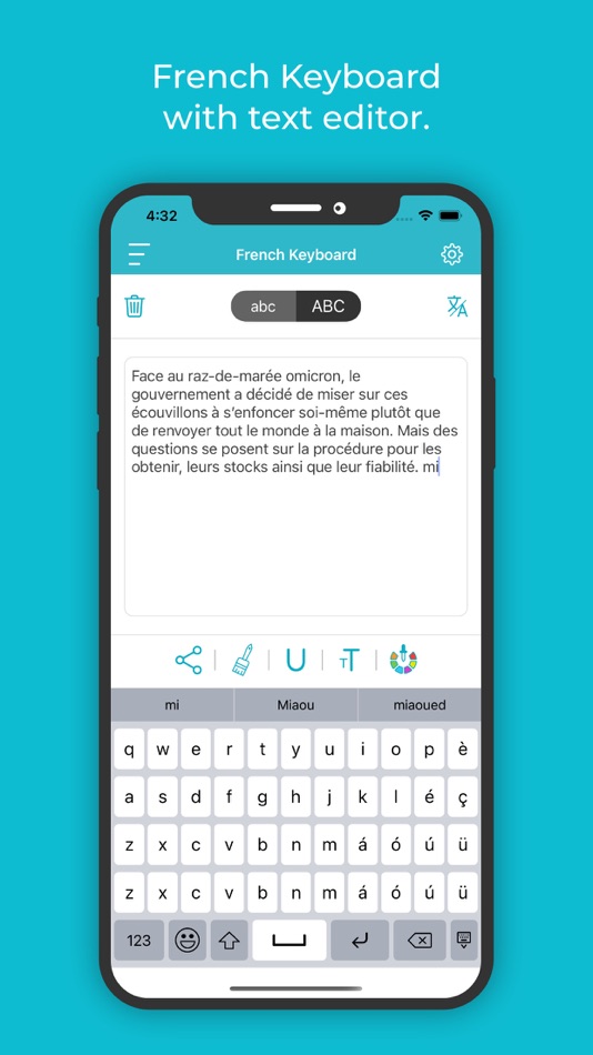 #2. French Keyboard: Translator (iOS) Podle: Rushikesh Trivedi
