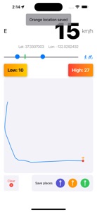 Speedometer and Trails screenshot #1 for iPhone