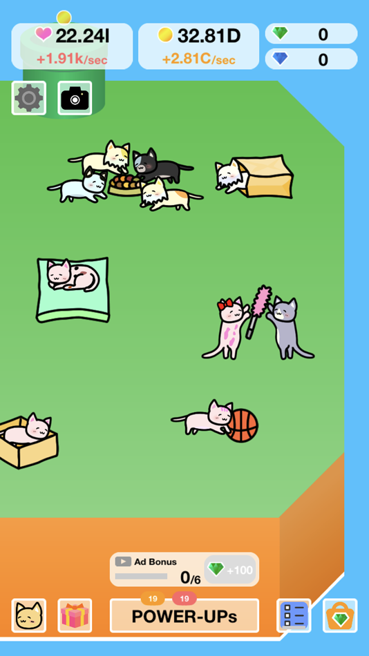 #2. Cat Island - Relaxing Game (iOS) Podle: KAZUYA KAMIOKA