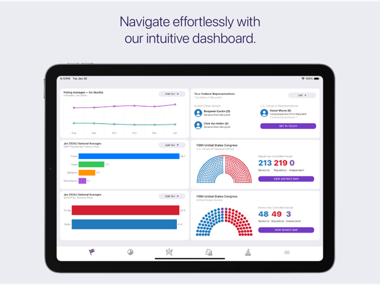 Screenshot #4 pour Ballotics: Election Data & Map