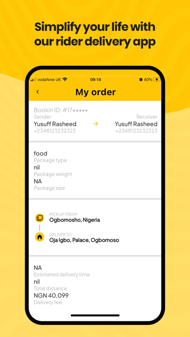 9jadelivery - Rider Screenshot