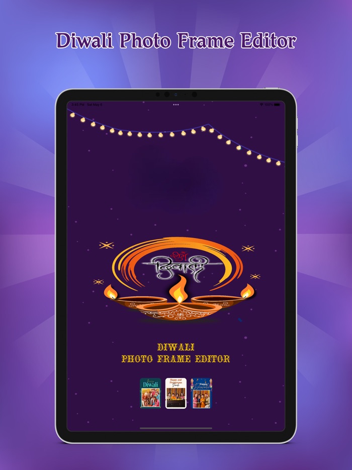 Diwali Photo Frame Editor