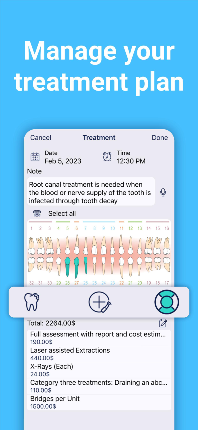 iDentist dental clinic app