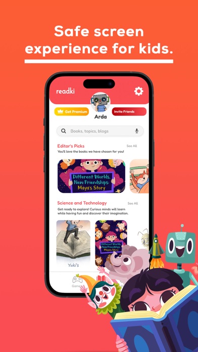 Readki - Stories for Kids Screenshot