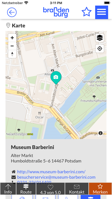 Brandenburg App Screenshot