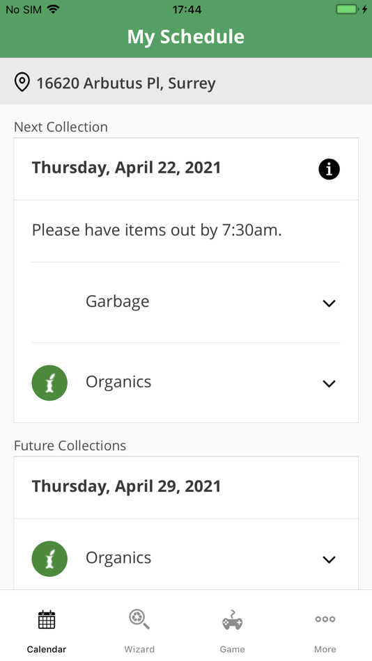 #3. Surrey Rethink Waste (iOS) Podle: City of Surrey