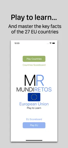 Game screenshot MundiRetos - European Union mod apk