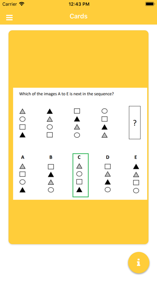 #3. Non-verbal Reasoning Questions (iOS) 由: Saman Wijenayake