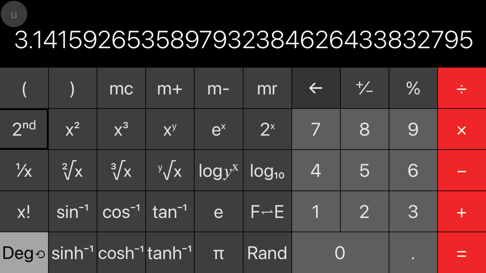 #5. uCalculator (iOS) Podle: 伟锋 阮