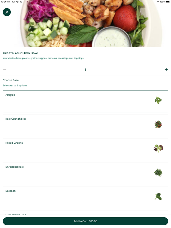 Happy + Hale Ordering iPad screenshot 3 - Food & Drink app