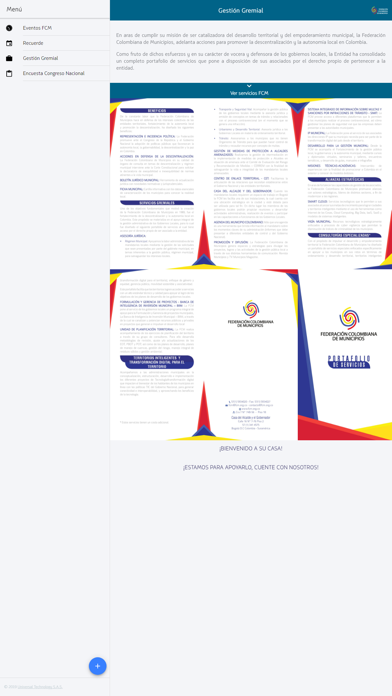 Agenda de municipios FCM Screenshot