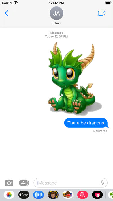 Dragon Stickers Screenshot