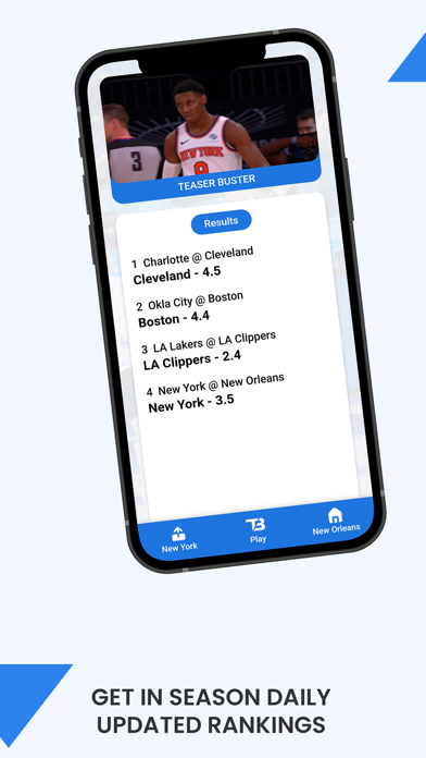 TeaserBuster - NBA Predictions Screenshot