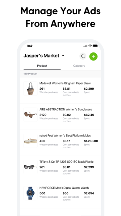 Screenshot #1 pour Report : Manage Ad