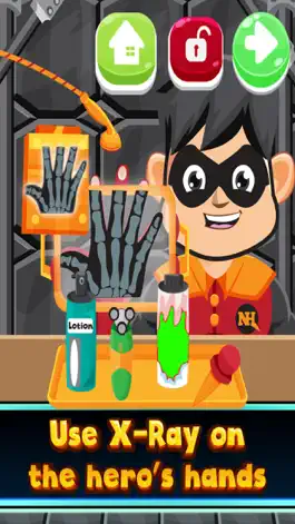Game screenshot Superhero Hand Doctor Game apk