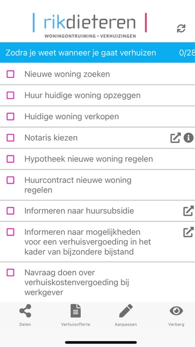 Rik Dieteren Verhuizingen Screenshot