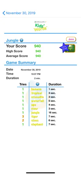 Game screenshot Kids' Words hack