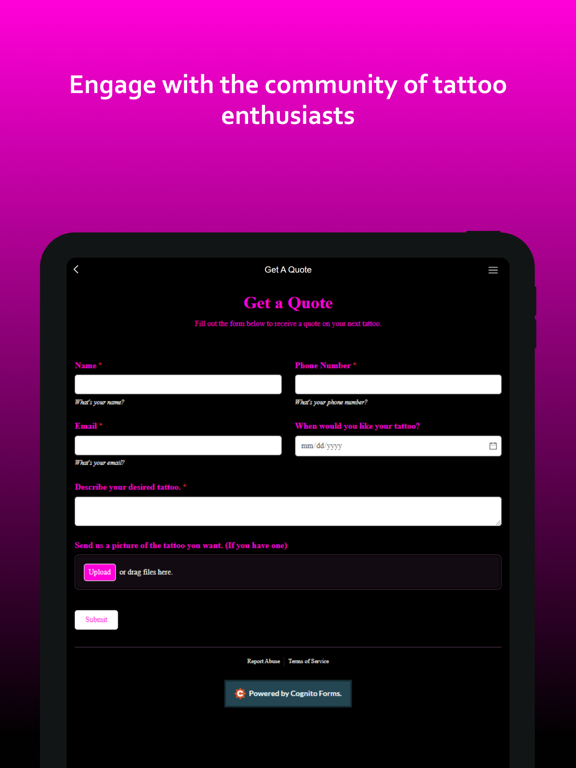 INKAHOLIK iPad screenshot 2 - Business app